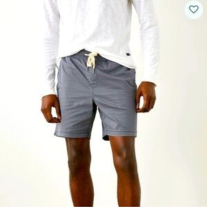 Rails Cruz Drawstring Elastic Waist Men’s Shorts in Charcoal Gray Size‎ XL